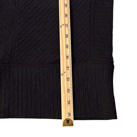 Lululemon Textured Ribbed Long-Sleeve Black Dress – Size Unknown (Fits S–M) - Picture 8 of 8